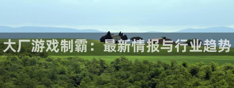 新航娱乐的背景和历史背景是什么：大厂游戏制霸：最新情报与行业趋势