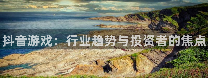 新航娱乐平台登录蒋渭水：抖音游戏：行业趋势与投资者的焦点